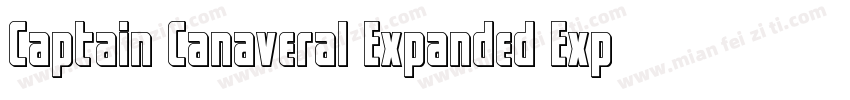 Captain Canaveral Expanded Expanded字体转换